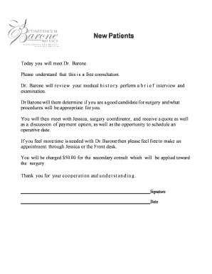 Patient Information Form