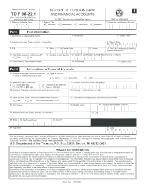 Foreign Bank Account Report