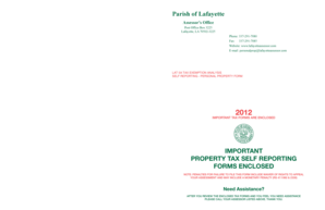 Louisiana LAT 5A Tax Exemption Analysis Form