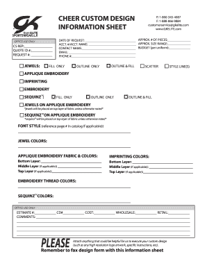 Custom Design Request Form