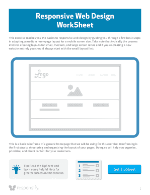 Fillable Online This exercise teaches you the basics to responsive web ...