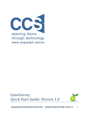 Fillable Online Quick Start Guide: Version 1 Fax Email Print - pdfFiller