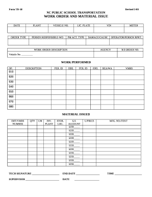 Form TD-18Revised 3-03