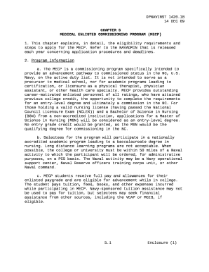 MEDICAL ENLISTED COMMISSIONING PROGRAM (MECP)