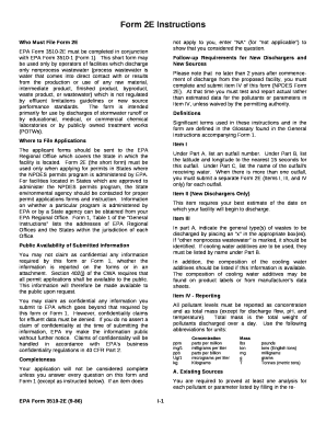 Form 2E Instructions