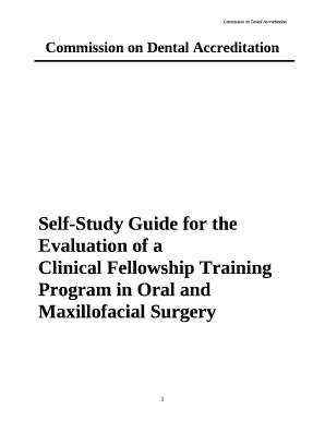 Self-Study Guide for the Evaluation of a