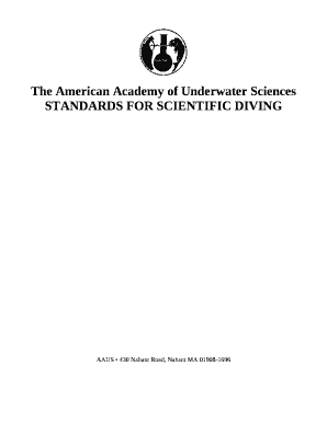 Since 1951 the scientific diving community has endeavored to promote safe, effective diving through self-imposed diver training and education programs