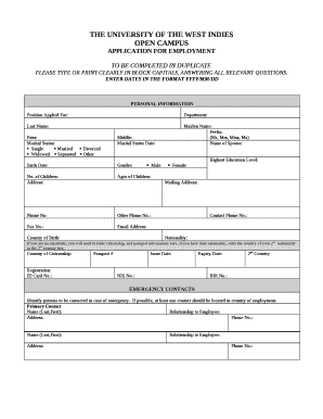 PLEASE TYPE OR PRINT CLEARLY IN BLOCK CAPITALS, ANSWERING ALL RELEVANT QUESTIONS