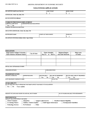 Volunteers Name (Last, First, M