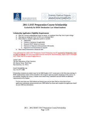 Exclusively for BASF Destination Law School Students