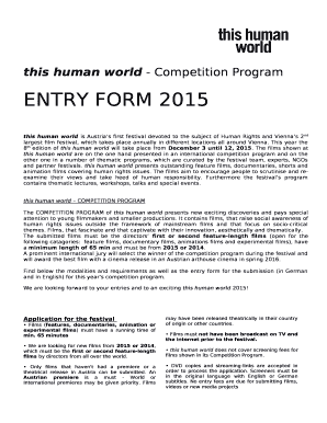 this human world - Competition Program