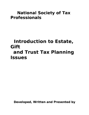 Introduction to Estate, Gift