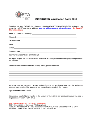 Complete this form TYPING the information (NO HANDWRITTEN DOCUMENTS
