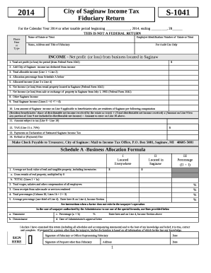City of Saginaw MI - City Forms