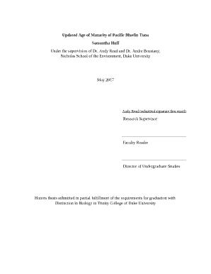 Updated Age of Maturity of Pacific Bluefin Tuna