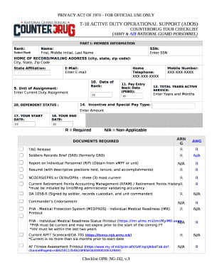 PART I: MEMBER INFORMATION