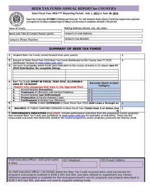 State Fiscal Year 2016 *** Reporting Period:July 1, 2015 to June 30, 2016