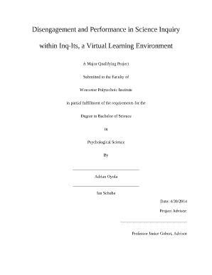 Disengagement and Performance in Science Inquiry within Inq-Its, a Virtual Learning Environment