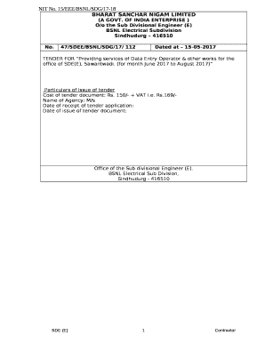 BSNL Electrical Subdivision