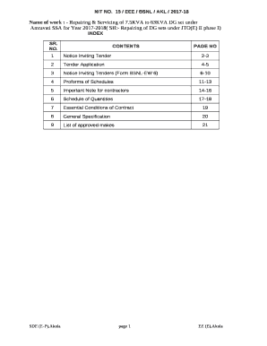 Name of work : - Repairing & Servicing of 7