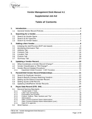 Vendor Management Desk Manual 4