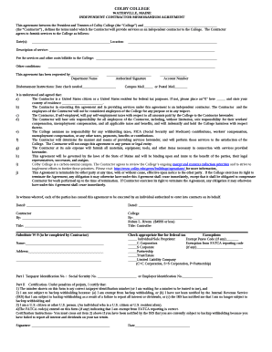 INDEPENDENT CONTRACTOR MEMORANDUM AGREEMENT