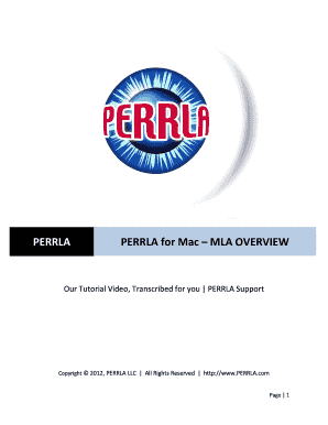 perrla for mac mla overview fill online printable fillable blank