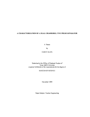 Thesis separator design image