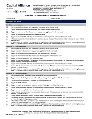 funeral checklist