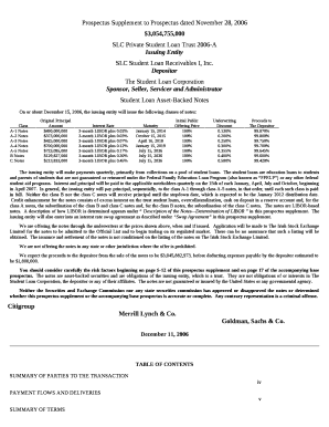 Prospectus Supplement to Prospectus dated November 28, 2006
