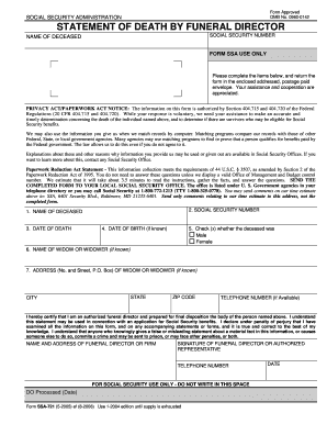 fillable ssa form 721 edit online print download forms in pdf social security form ssa 1724