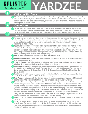 yardzee regulations - Fillable Printable Greatest Types in the direction of Down load image regarding Yardzee Rules Printable known as yardzee legal guidelines - Fillable Printable Greatest Styles in direction of Down load