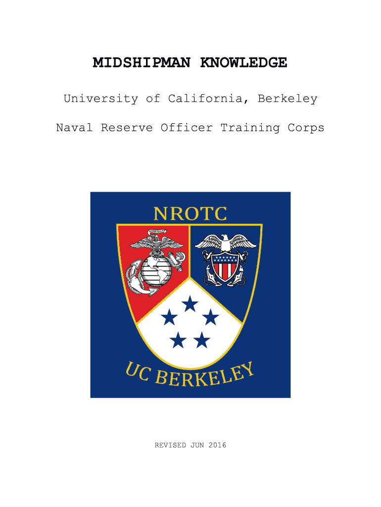 Fillable Online MIDSHIPMAN KNOWLEDGE Fax Email Print pdfFiller