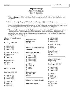 Unit 7: Genetics