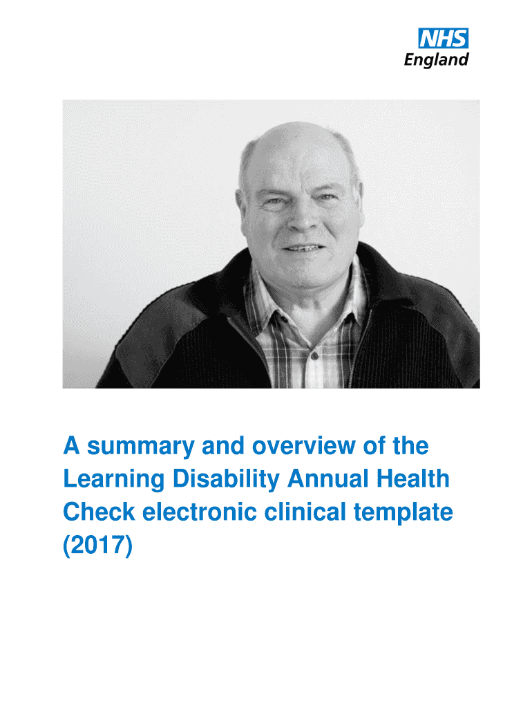 Fillable Online Learning Disability Annual Health Fax Email Print