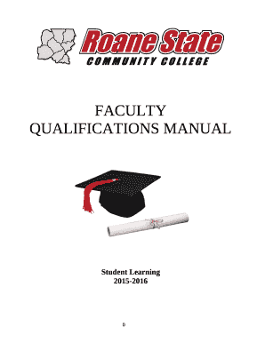 SACS Faculty Credentials Guidelines