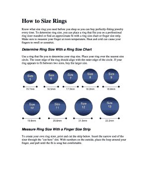 How in the direction of Dimensions Rings Fill On line, Printable, Fillable, Blank photograph relating to Printable Ring Size Strip titled How in the direction of Sizing Rings Fill On the internet, Printable, Fillable, Blank