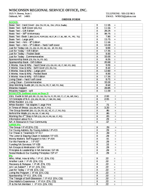 WISCONSIN REGIONAL SERVICE OFFICE, INC