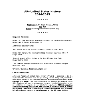 AP United States History - fcsapush