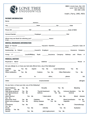 NEw PAtiENt INFORMAtiON FORM - Dentist in BrooklineDentistry...