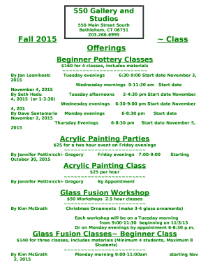 Beginner Pottery Classes