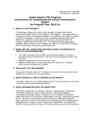 Talent Search (TS) Program