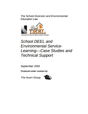 The School Diversion and Environmental Education Law