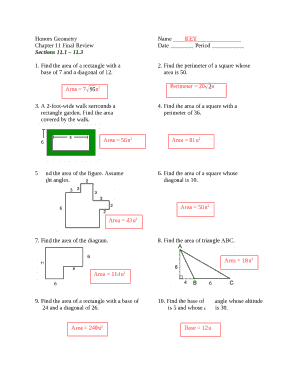 Chapter 11 Final Review