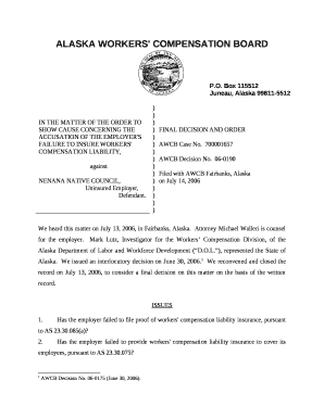 IN THE MATTER OF THE ORDER TO