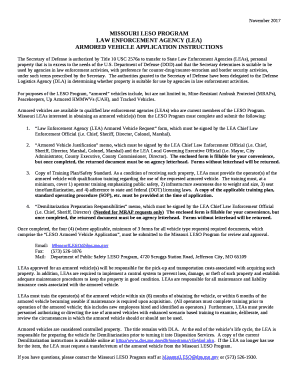 MISSOURI LESO PROGRAM