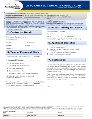 Application to Modify Development Consent - Singleton Council