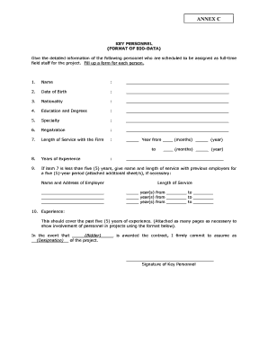 Fillable Online 28 Printable Bio Data Form Format Templates - Fillable ...