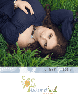 Fillable Online Senior Portrait Guide Fax Email Print - pdfFiller