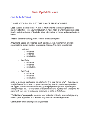 How to write an op-ed image